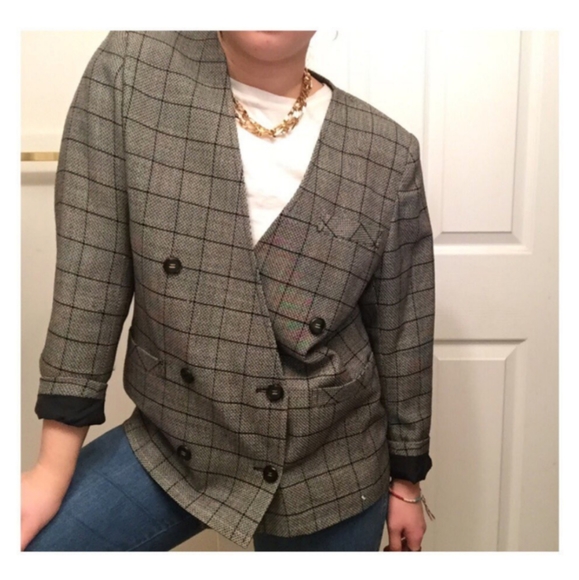Vintage double breasted blazer - Picture 1 of 1